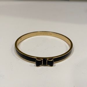 Black Kate Spade Bow Bracelet